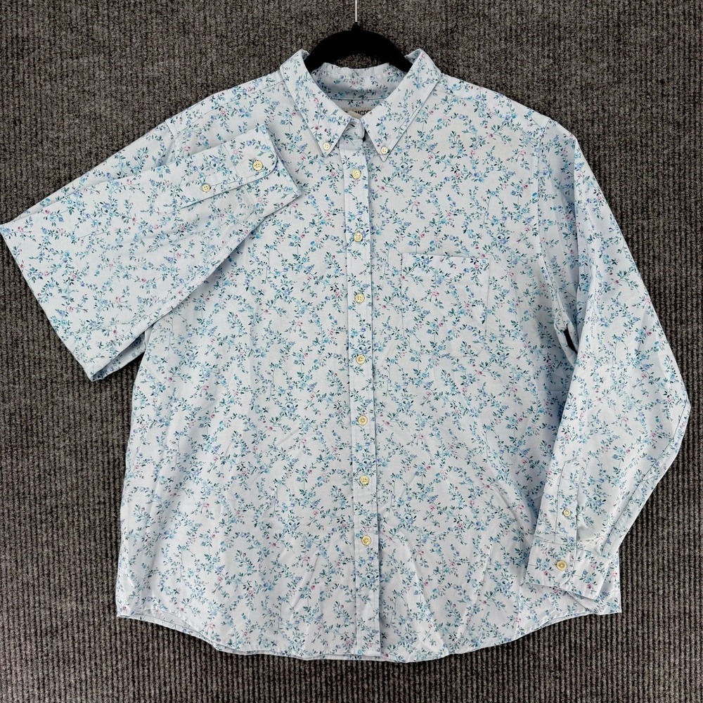 Vintage Cabin Creek wrinkle free shacket cottage plus size 22W button up shirt
